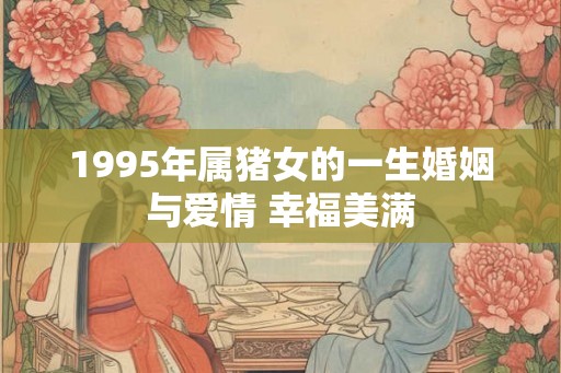 1995年属猪女的一生婚姻与爱情 幸福美满