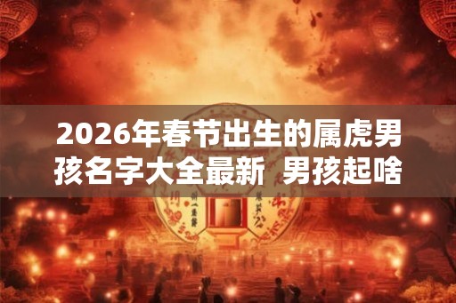 2026年春节出生的属虎男孩名字大全最新  男孩起啥名字好