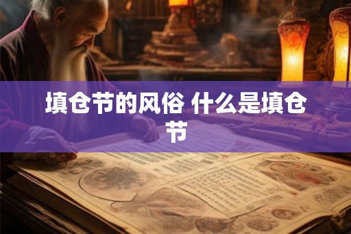 填仓节的风俗 什么是填仓节