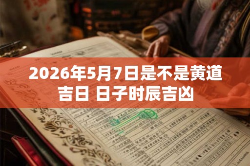 2026年5月7日是不是黄道吉日 日子时辰吉凶
