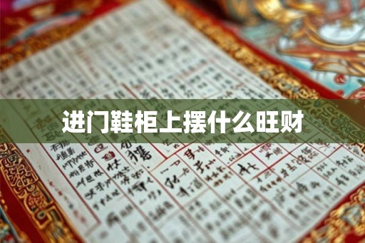 进门鞋柜上摆什么旺财