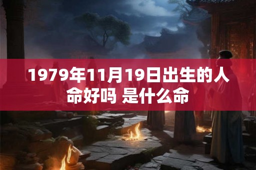 1979年11月19日出生的人命好吗 是什么命