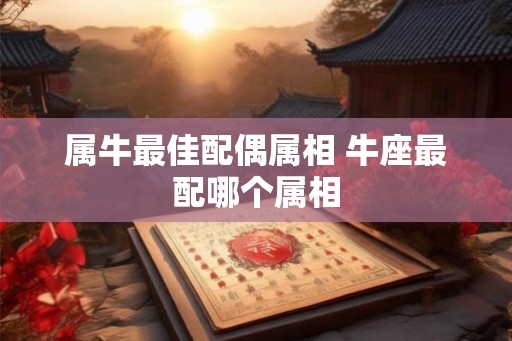 属牛最佳配偶属相 牛座最配哪个属相