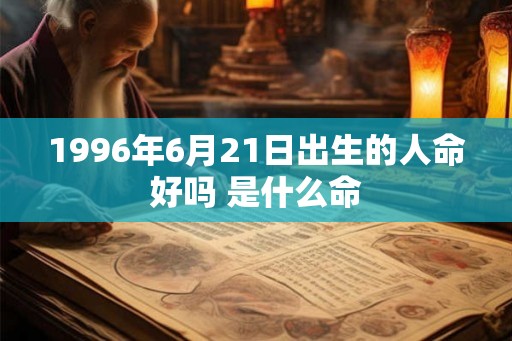 1996年6月21日出生的人命好吗 是什么命