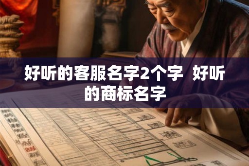 好听的客服名字2个字  好听的商标名字