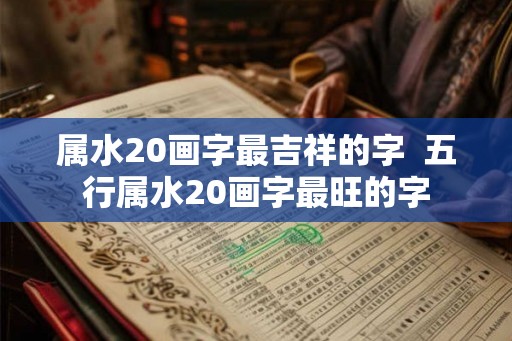 属水20画字最吉祥的字  五行属水20画字最旺的字