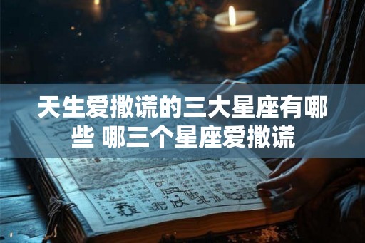 天生爱撒谎的三大星座有哪些 哪三个星座爱撒谎