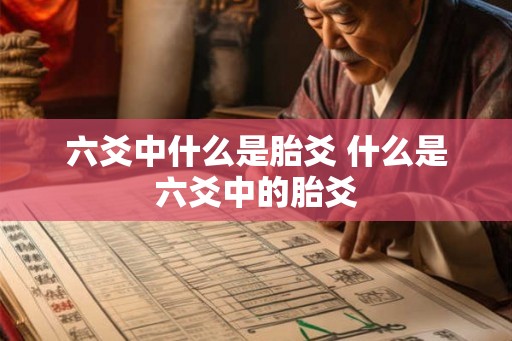 六爻中什么是胎爻 什么是六爻中的胎爻 六爻中什么是胎爻 什么是六爻中的胎爻