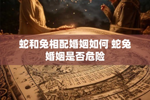 蛇和兔相配婚姻如何 蛇兔婚姻是否危险
