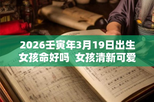 2026壬寅年3月19日出生女孩命好吗  女孩清新可爱的名字