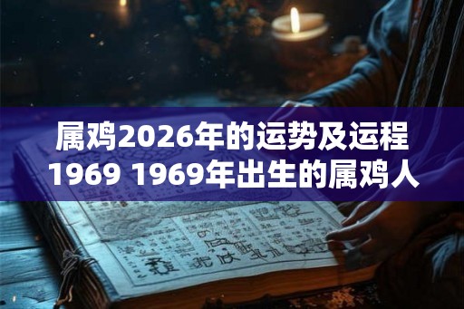 属鸡2026年的运势及运程1969 1969年出生的属鸡人在2026年运势如何