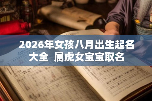 2026年女孩八月出生起名大全 属虎女宝宝取名 2026年女孩八月出生起名大全 属虎女宝宝取名