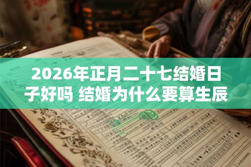 2026年正月二十七结婚日子好吗 结婚为什么要算生辰八字