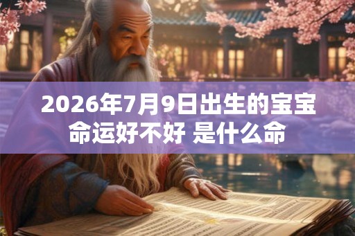 2026年7月9日出生的宝宝命运好不好 是什么命 2026年7月9日出生的宝宝命运好不好 是什么命