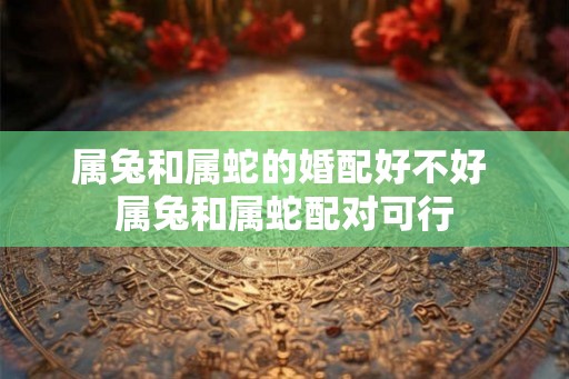 属兔和属蛇的婚配好不好 属兔和属蛇配对可行