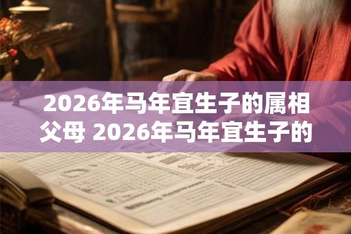 2026年马年宜生子的属相父母 2026年马年宜生子的父母是哪些属相
