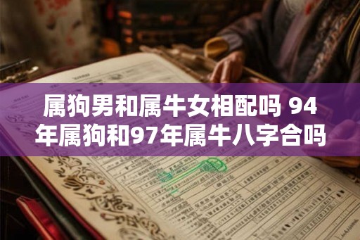 属狗男和属牛女相配吗 94年属狗和97年属牛八字合吗