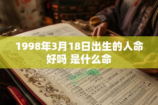 1998年3月18日出生的人命好吗 是什么命