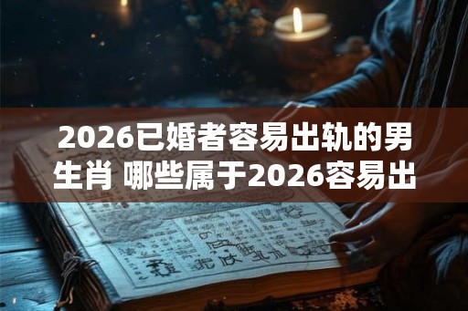 2026已婚者容易出轨的男生肖 哪些属于2026容易出轨的已婚男生肖