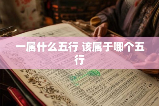 一属什么五行 该属于哪个五行