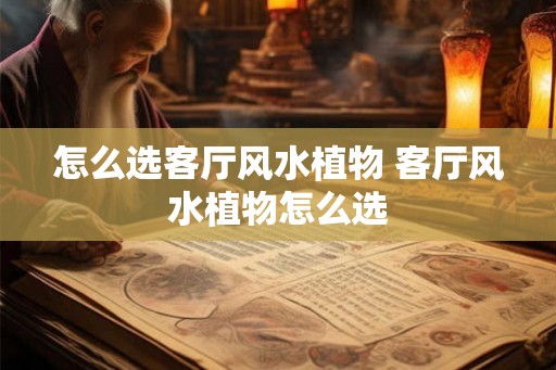 怎么选客厅风水植物 客厅风水植物怎么选