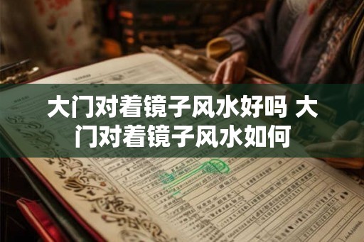 大门对着镜子风水好吗 大门对着镜子风水如何