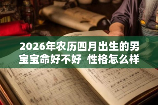 2026年农历四月出生的男宝宝命好不好  性格怎么样