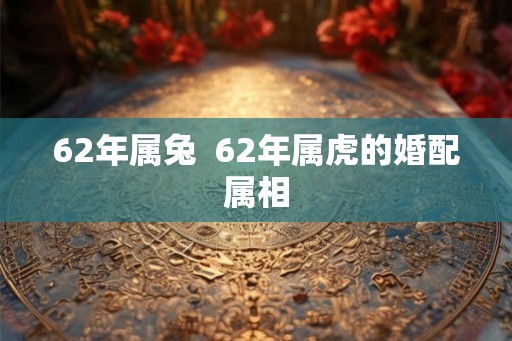 62年属兔  62年属虎的婚配属相