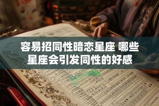 容易招同性暗恋星座 哪些星座会引发同性的好感