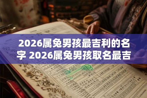 2026属兔男孩最吉利的名字 2026属兔男孩取名最吉利的字