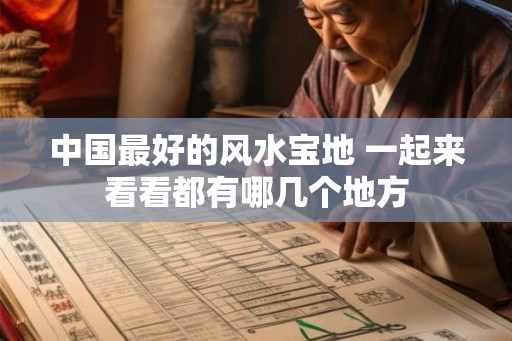 中国最好的风水宝地 一起来看看都有哪几个地方