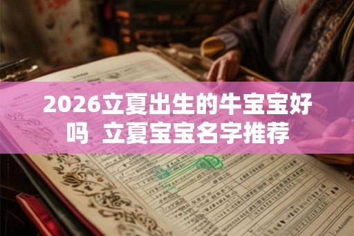 2026立夏出生的牛宝宝好吗  立夏宝宝名字推荐