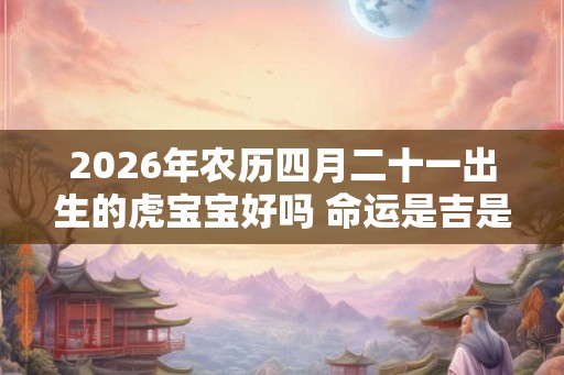2026年农历四月二十一出生的虎宝宝好吗 命运是吉是凶
