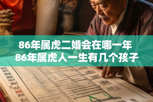 86年属虎二婚会在哪一年 86年属虎人一生有几个孩子