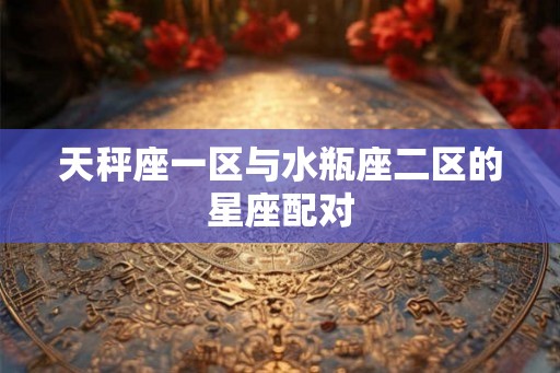 天秤座一区与水瓶座二区的星座配对