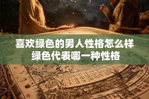 喜欢绿色的男人性格怎么样 绿色代表哪一种性格