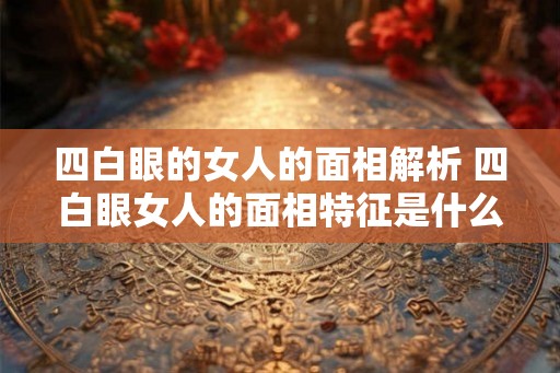 四白眼的女人的面相解析 四白眼女人的面相特征是什么