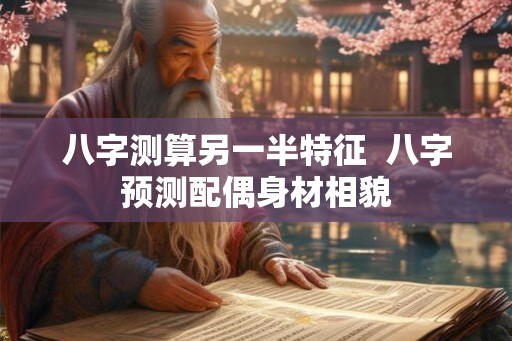 八字测算另一半特征  八字预测配偶身材相貌