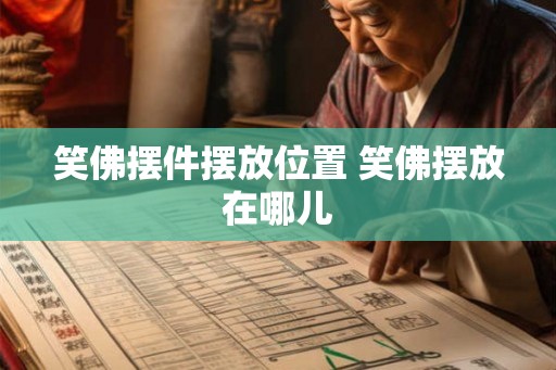 笑佛摆件摆放位置 笑佛摆放在哪儿