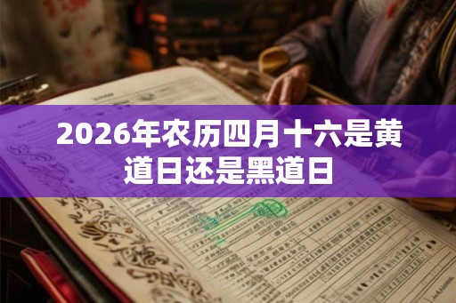 2026年农历四月十六是黄道日还是黑道日