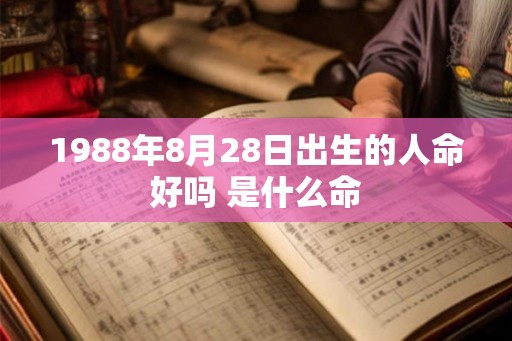 1988年8月28日出生的人命好吗 是什么命
