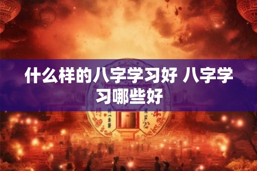 什么样的八字学习好 八字学习哪些好