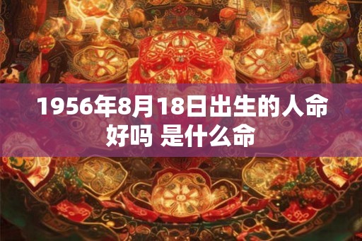 1956年8月18日出生的人命好吗 是什么命