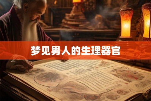 梦见男人的生理器官