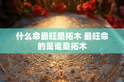 什么命最旺桑拓木 最旺命的是谁桑拓木 什么命最旺桑拓木 最旺命的是谁桑拓木