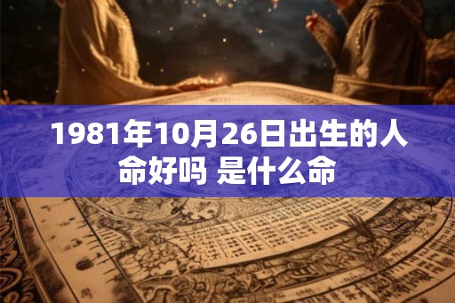 1981年10月26日出生的人命好吗 是什么命