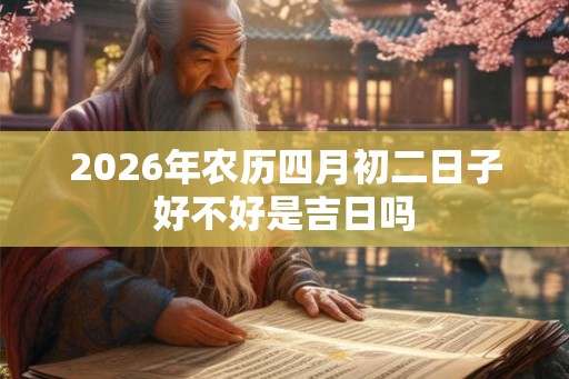2026年农历四月初二日子好不好是吉日吗 2026年农历四月初二日子好不好是吉日吗