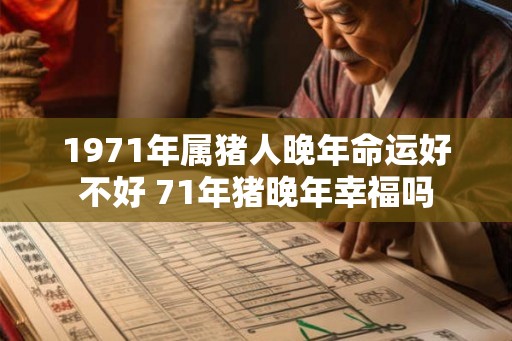 1971年属猪人晚年命运好不好 71年猪晚年幸福吗
