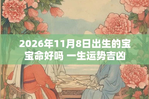 2026年11月8日出生的宝宝命好吗 一生运势吉凶
