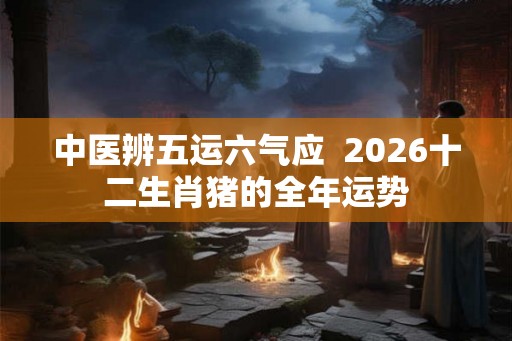 中医辨五运六气应  2026十二生肖猪的全年运势